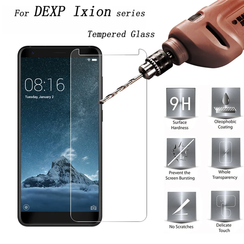 2 шт. 9H закаленное стекло для DEXP Ixion ES355 Ice ES550 Soul 3 Pro ES750 Connect ES950 Hipe Защитная пленка