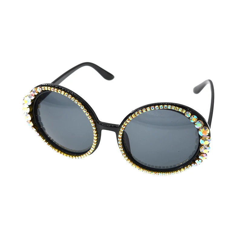 Big Frame Brand Designer Baroque Sunglasses Women Personality Style Chains Decoration Crystals Glass Female Fashion Eyeglass | Аксессуары