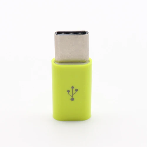 2 шт. для iPhone к Micro USB/type C адаптер зарядного устройства женский штепсельный