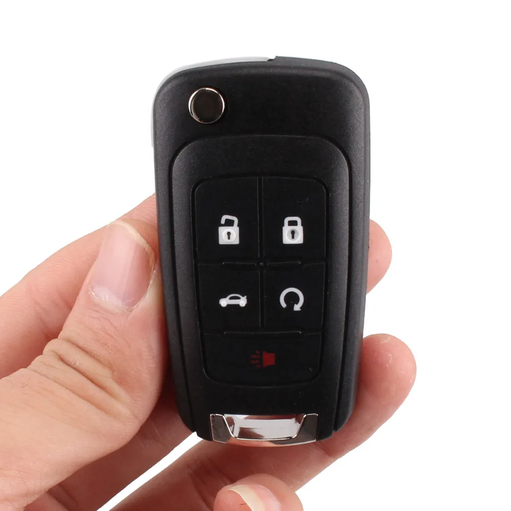 DANDKEY 5B Remote Folding Car Key Shell Entry Fob Case Cover For Chevrolet Camaro/Cruze/Equinox/Impala/Malibu/Sonic | Автомобили и