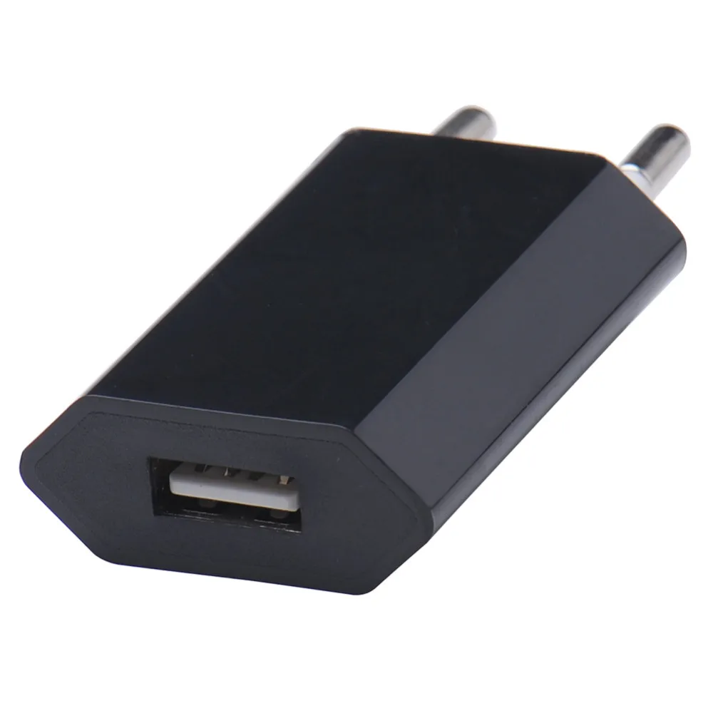 Лидер продаж, штепсельная вилка европейского стандарта, USB розетка, 5 В, 1 А, настенное зарядное устройство, адаптер для iPod iPhone 4S, 5S, 6, 6 s, 7, 7 plus, samsung, зарядное устройство для путешествий