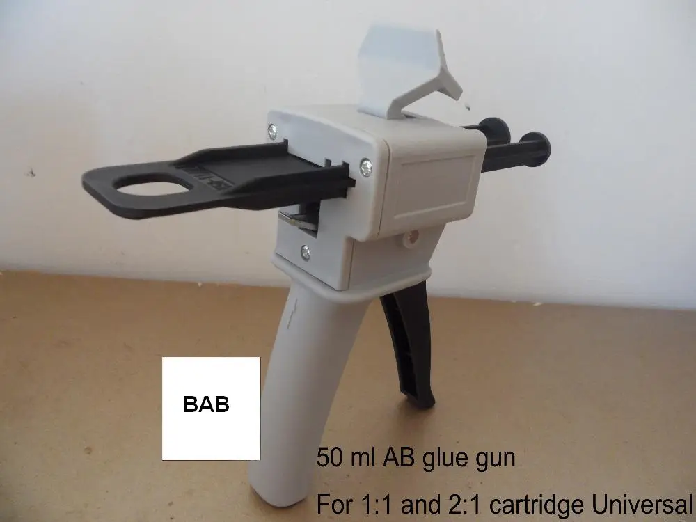 Пистолет для герметизации эпоксидной смолы AB картридж 50 мл 2:1 и 1:1|ab glue gun|glue gunadhesive