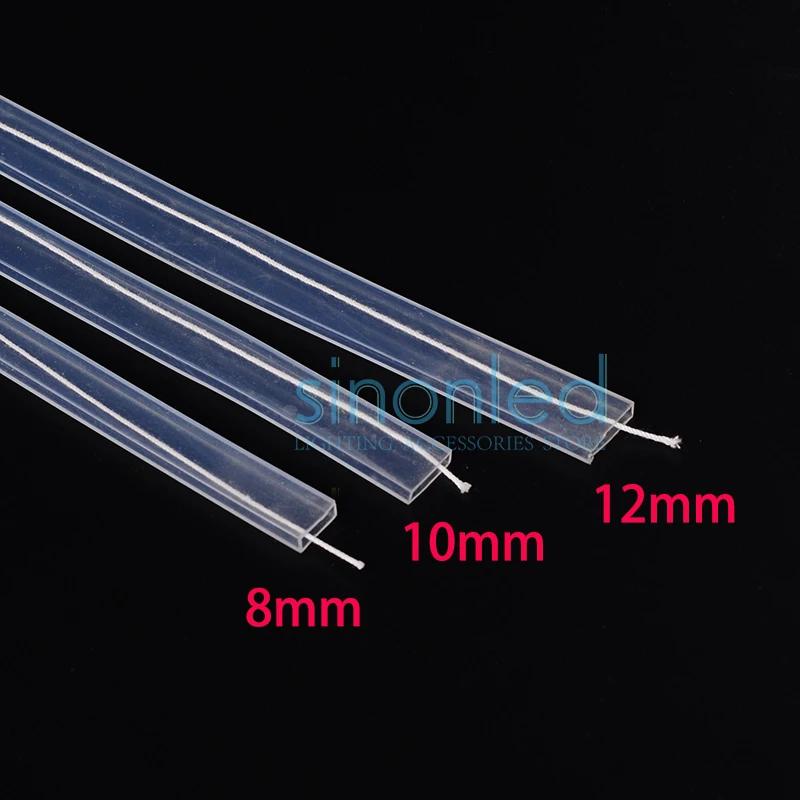 5 m ~ 20 м длина 8 мм/10 мм/12 мм кремний IP67 для SMD 5050 3528 3014 5630 ws2801 ws2811 ws2812b В комплект