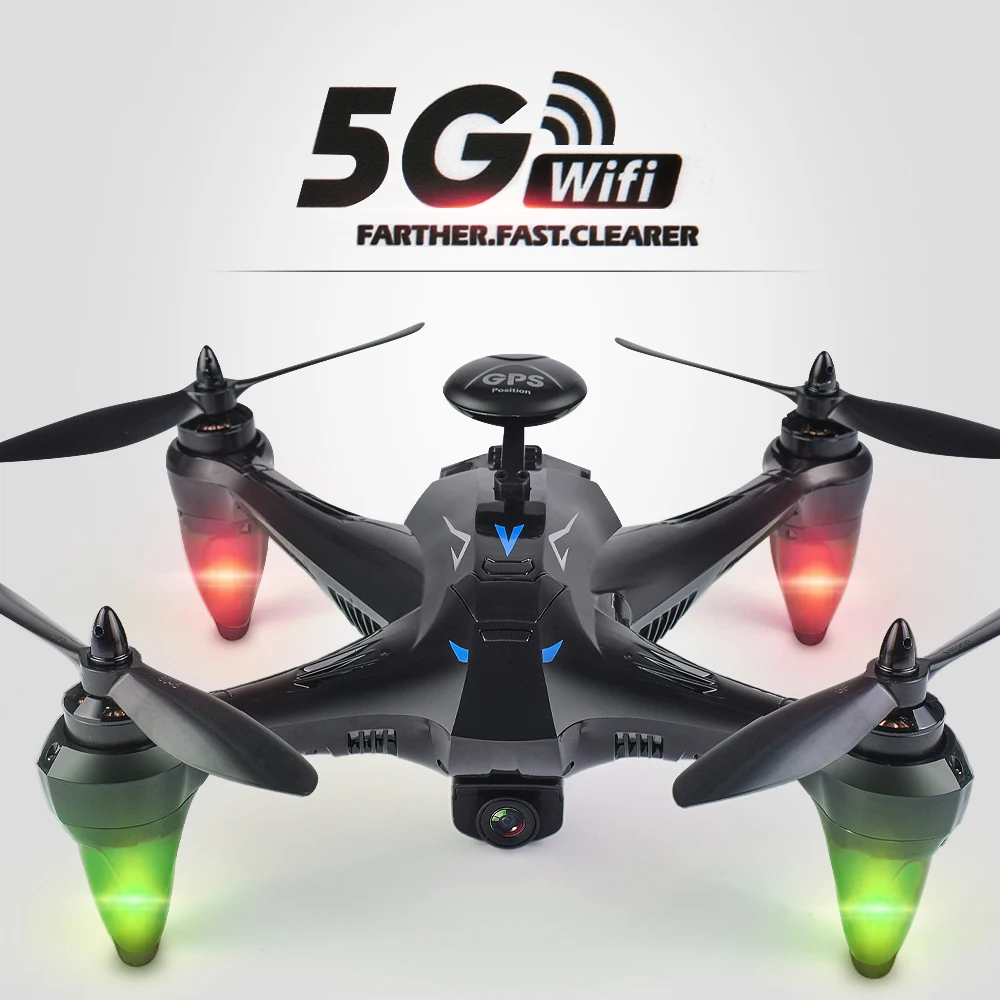 5G Трансмиссия Радиоуправляемый Дрон 4K камера оптический поток 720 P/1080 P HD Двойная камера воздушная видео Радиоуправляемый квадрокоптер самолет игрушки для детей