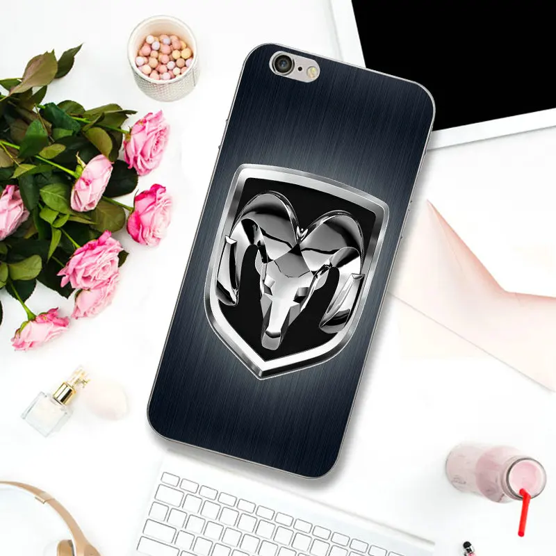 Picture 3 Dodge Challenger STR Ram Demon логотип мягкий силиконовый чехол для телефона для iPhone 6 6s 6plus 7 7Plus 8 8Plus 5 5C 5S SE X XR XS Max 4 4S - Цвет: Picture 3