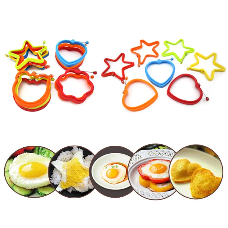1 предмет Новинка Силиконовый жареный яичный блин кольцо омлет форма для жарки