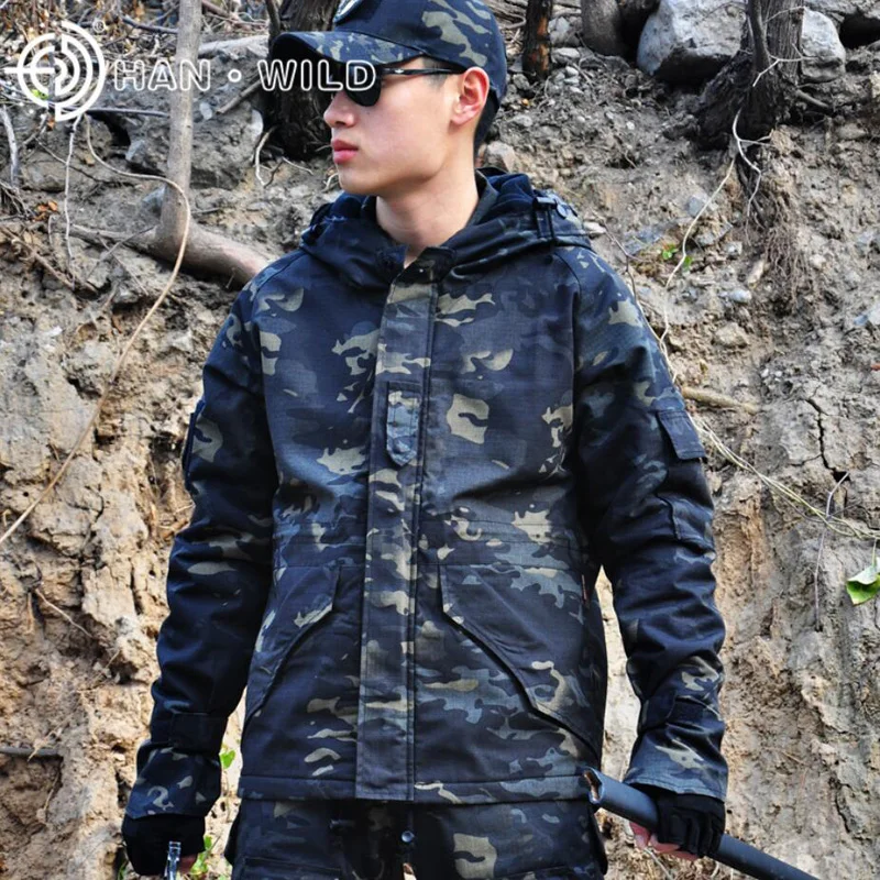 Женская камуфляжная уличная тактическая зимняя куртка охотничья одежда для