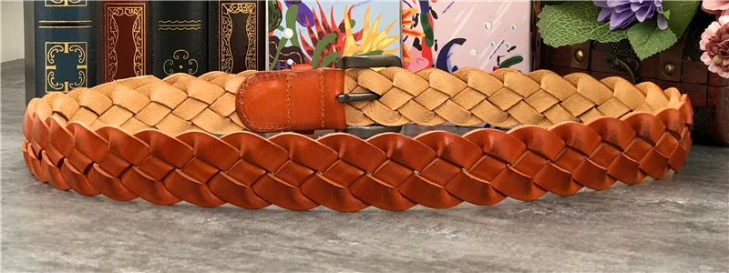 Плетеный пояс Для мужчин роскошные кожаные Для мужчин поясная цепочка Homme широкий Для женщин поясная цепочка Femme Ремни для Для женщин ремень MBT0508