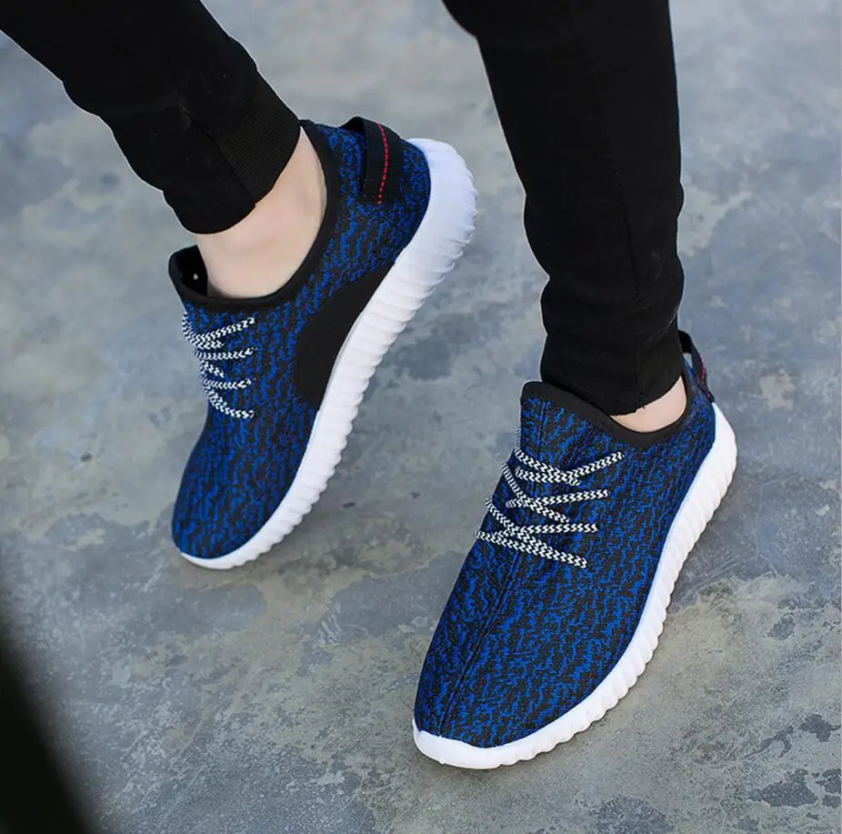 2018 новая дышащая мужская повседневная обувь тканая мужские кроссовки модные