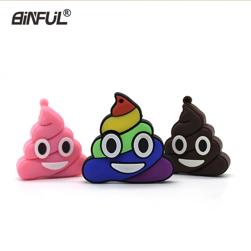 Забавный флеш накопитель usb Emotion Poo Shape 4 ГБ 8 16 32 64 ГБ|usb flash drive 4gb|flash driveusb |