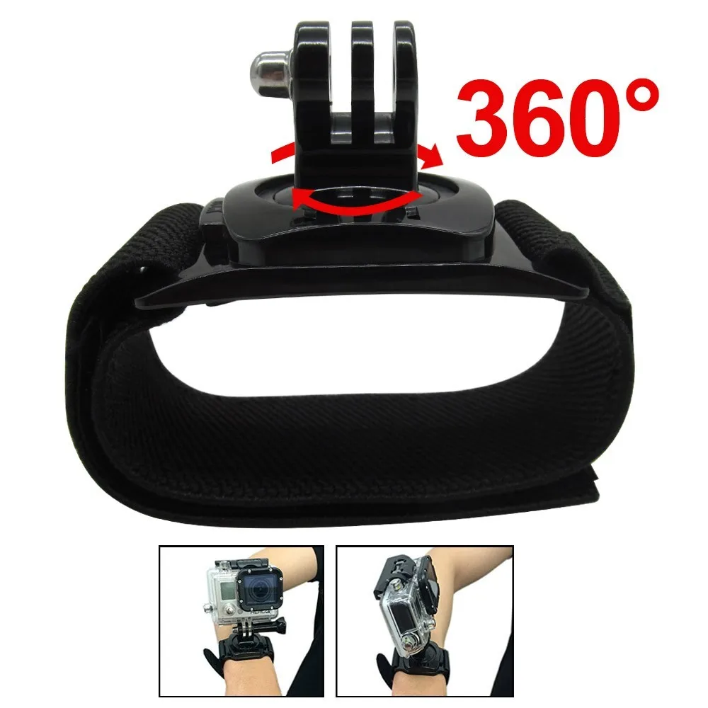 Аксессуары для Gopro 360 грейден наручный ремешок крепления на руку с адаптером GoPro HD