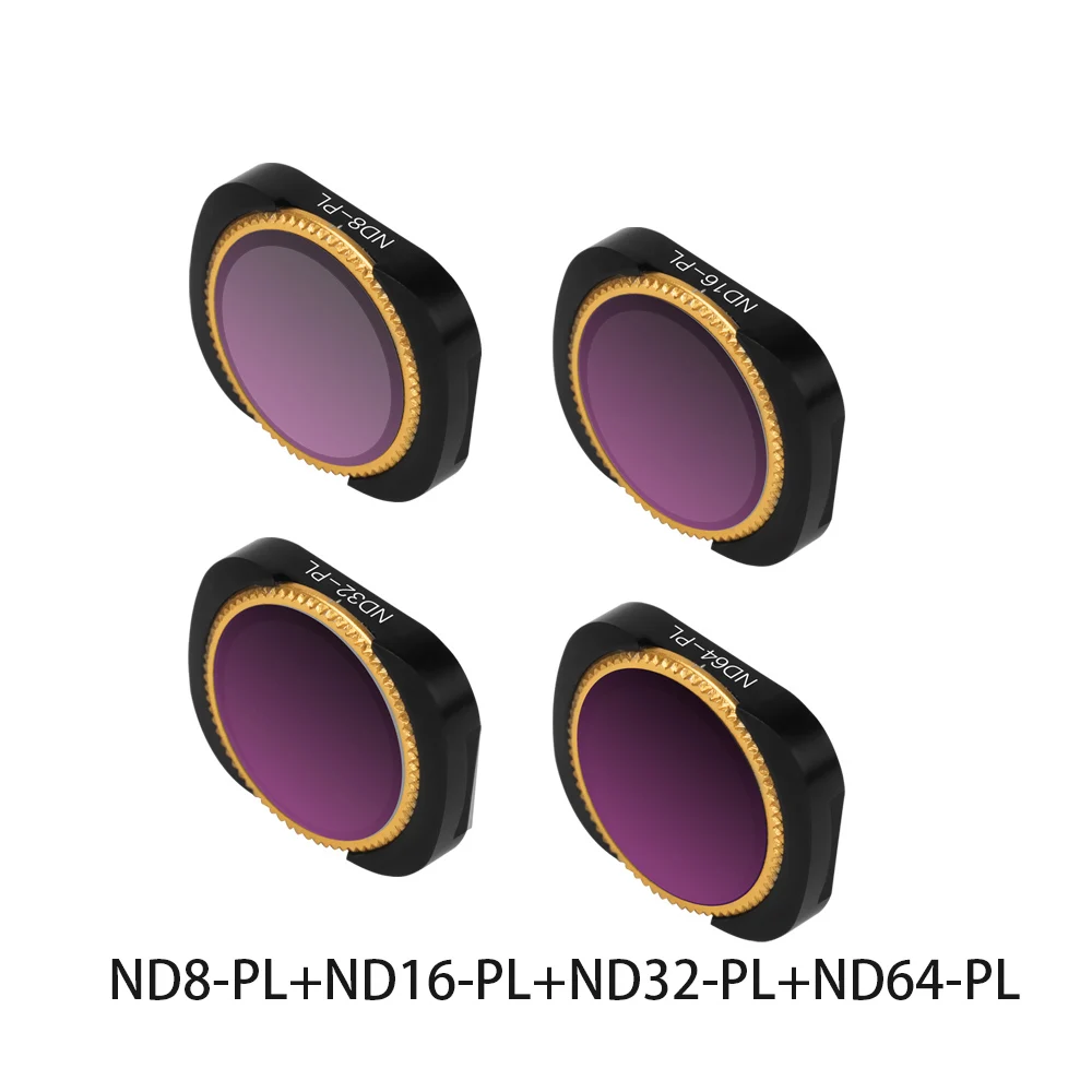 Серебристый Sunnylife MCUV CPL NDPL ND64-PL ND32-PL ND4 ND8 фильтр для объектива камеры комплект для DJI OSMO Карманный карданный аксессуары - Цвет: Серебристый