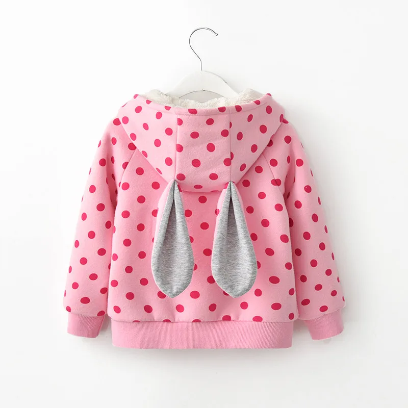 BibiCola новые зимние толстовки с мультяшным рисунком для девочек плюс бархатная