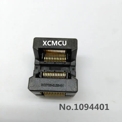 

1pcs* TSSOP28 SSOP28 Burn in Socket Test Adapter Pitch 0.65mm IC Body Width 4.4mm