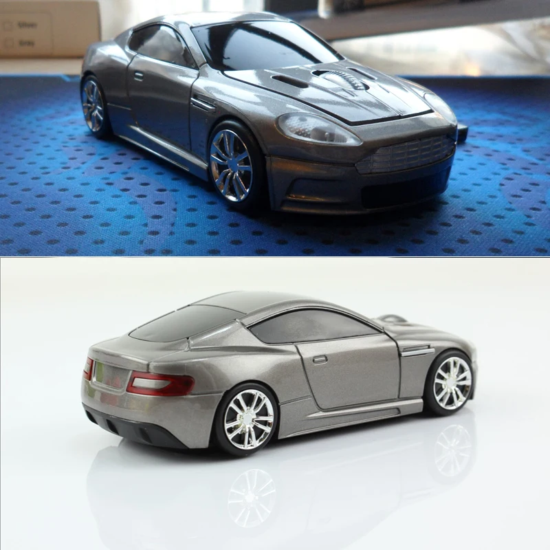 Беспроводная оптическая Usb игровая мини-мышь в форме спортивного автомобиля 2 4