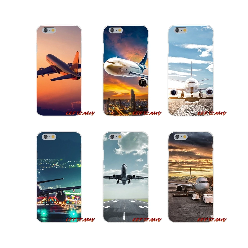 Aircraft sky аэропорт аниме аксессуары чехлы для телефонов iPhone X XR XS MAX 4 4S 5 5S 5C SE 6 6S 7 8