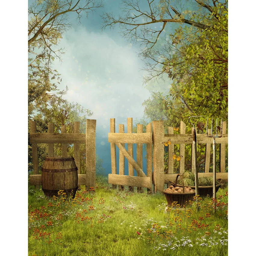 5x7FT Thin vinyl new wooden door countryside children photography backdrops for portrait photo studio background | Электроника