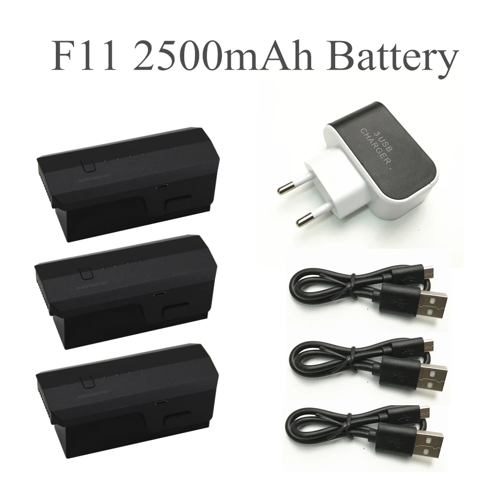 Оригинальный аккумулятор для SJRC F11 11 1 В 2500 мАч Lipo радиоуправляемого