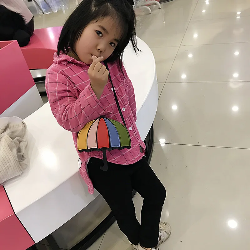 Новинка 2019 модные сумки на плечо для девочек Повседневная Милая Детская