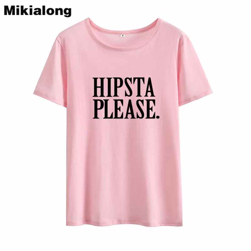 OLN 2018 Hipsta пожалуйста Tumblr футболка для женщин Harajuku с принтом букв летний топ