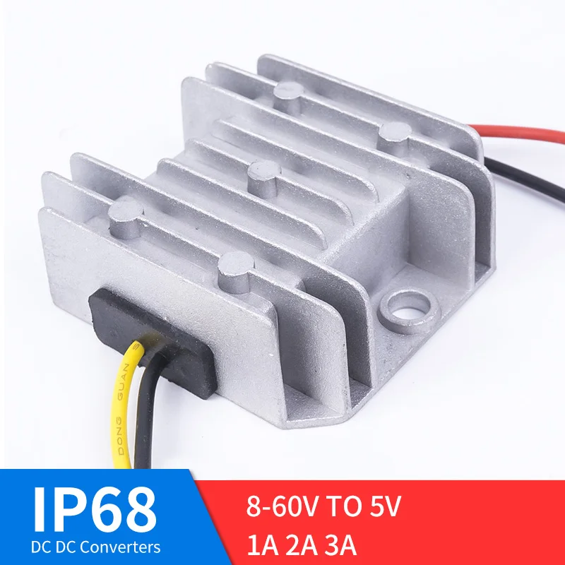 Высококачественный понижающий регулятор постоянного тока 8 60 в 5 1 А 2 3 А|Инверторы
