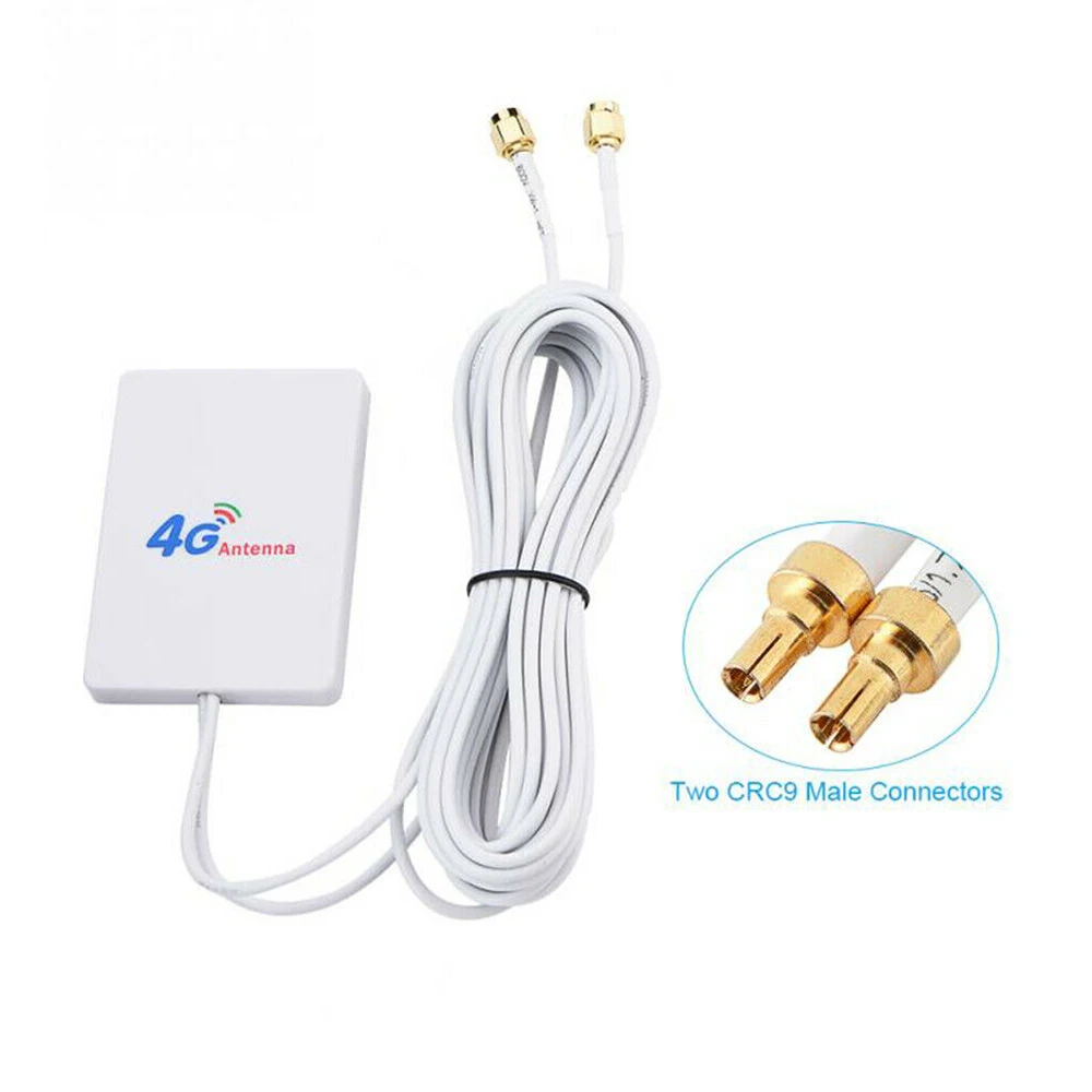 CRC9 connector 4G/3g антенный усилитель сигнала Wi-Fi LTE 28dBi маршрутизатор SMA/TS9/CRC9 антенна Мобильная широкополосная сетевая антенна - Цвет: CRC9 connector