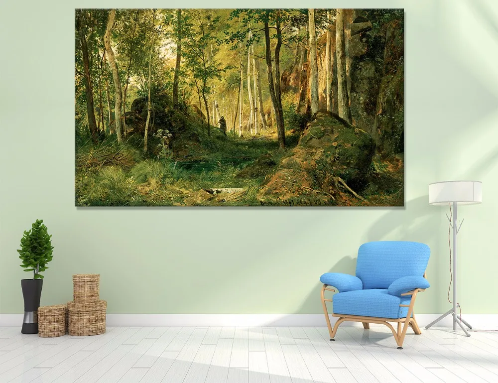 Рамка сделай сам пейзаж Копия картины маслом Известный художник Иван Иванович