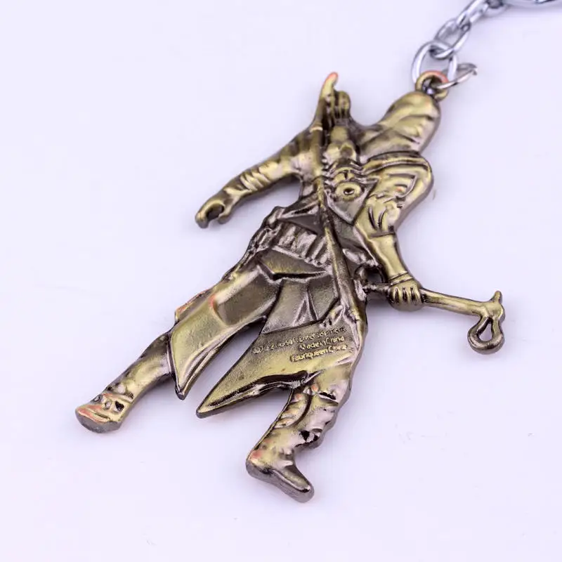 Игра Assassins creed ACT фигурки из сплава металла автомобильный брелок держатель лучший друг Выпускной подарок на Рождество