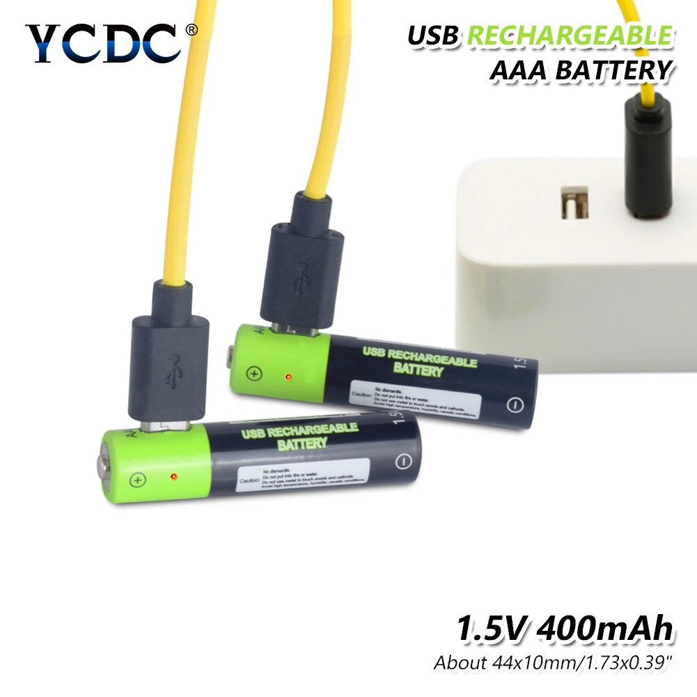 AAA USB перезаряжаемая батарея Lipo 400mAh зарядное устройство кабель игрушки удаленные аккумуляторы с контроллером литий-полимерная батарея