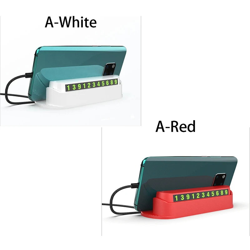 Автомобиль может скрыть карточка с телефоном для временной парковки держатель