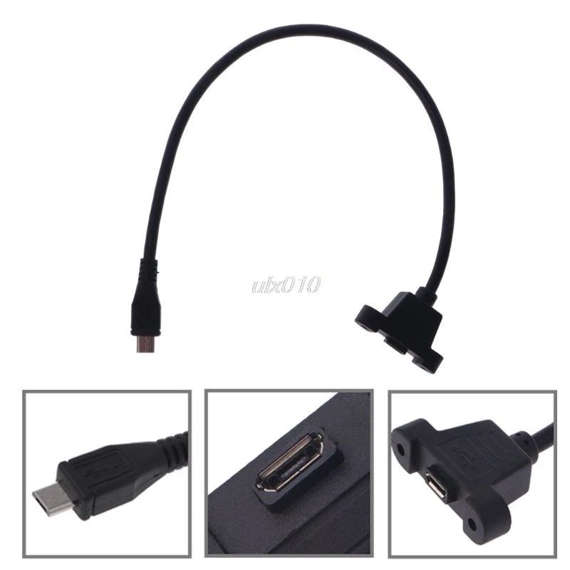 Кабель удлинитель July1 с разъемом Micro USB 2 0 и штекером на гнездо 30 см/50 см оптовая