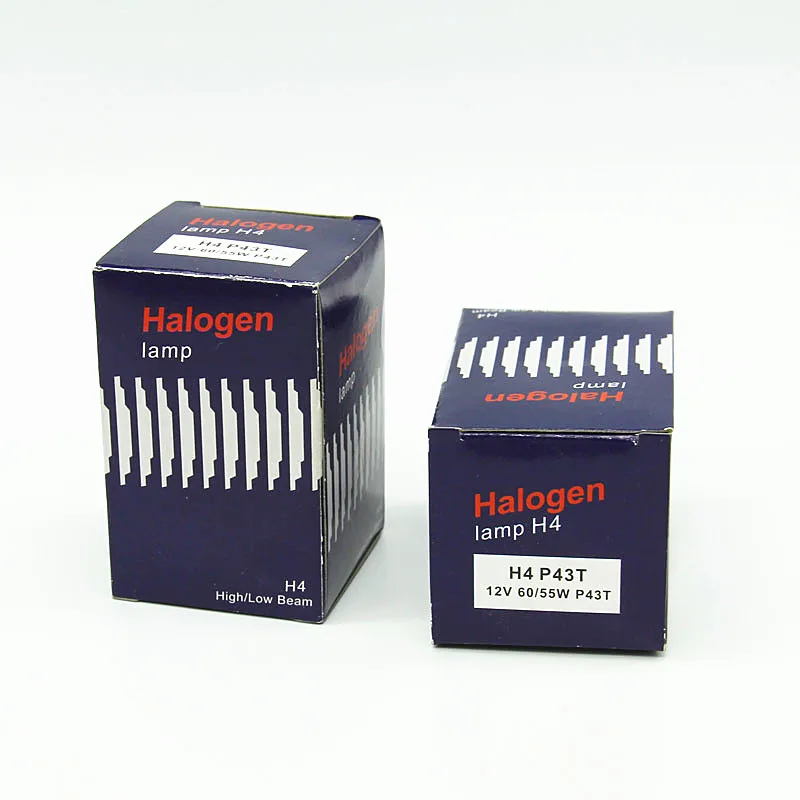 Afaecar 10 шт. H4 галогенные лампы 12V 60/55W 4300K 55 Вт h7 h11 9005 9006 h1 h3 белые противотуманные галогеновые лампы головного автомобильный светильник