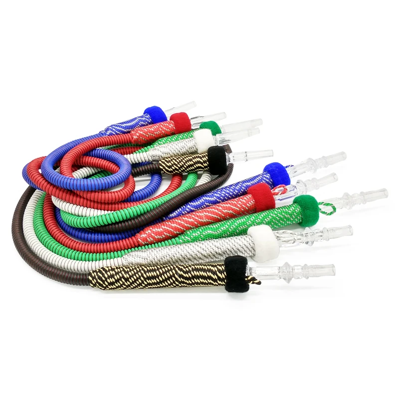1.8m Long Leather& Acrylic Shisha Hose For Hookah / Water Pipe / Sheesha / Chicha / Narguile Accessories SH-508