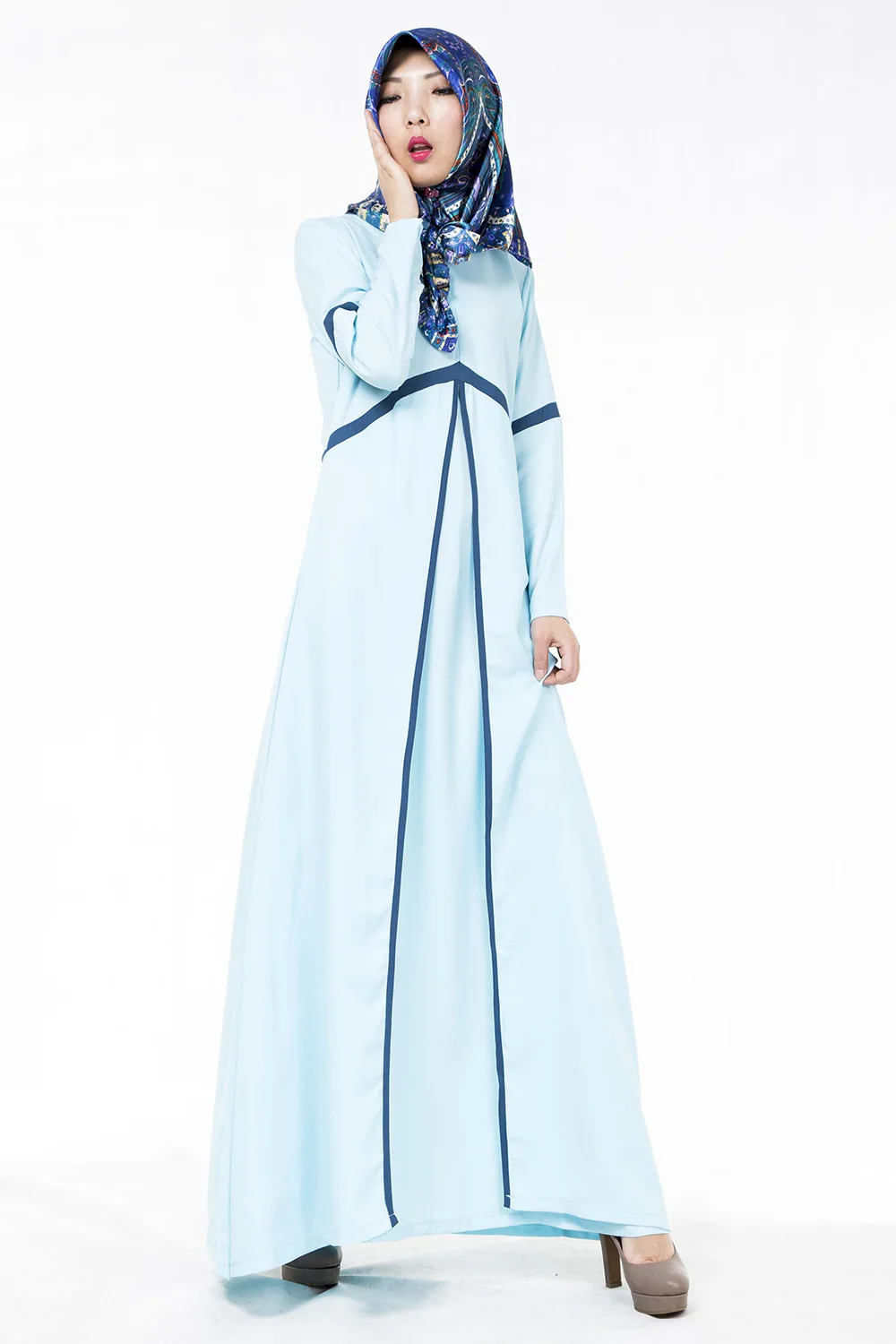 2016 мусульманских абая платье для женщин исламского платья дубай исламская