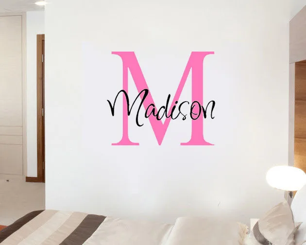 Custom Personalized Name girls/boys - Say Quote Word Lettering Art Vinyl Sticker Decal Home Decor Words | Дом и сад