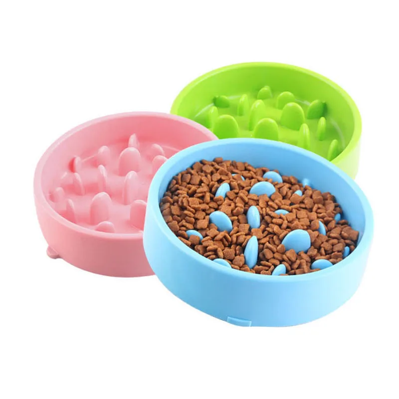 Миски для собак медленная кормушка Веселая стопа блоат миска собаки домашних