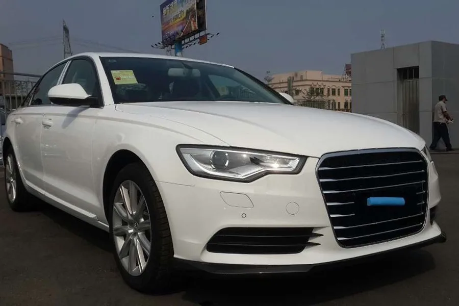 Карбоновый передний бампер спойлер для AUDI A6 C7 подтяжка лица 2013- non sline