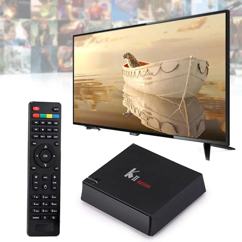 Декодер каналов кабельного телевидения PRO DVB-S2 DVB-T2 S905 Android 7,1 ТВ контейнер под элемент питания 2 Гб оперативной памяти, 16 Гб встроенной памяти, 2,4G& 5G двухъядерный процессор Wi-Fi BT4.0 поддерживает YouTube K2 pro Media player