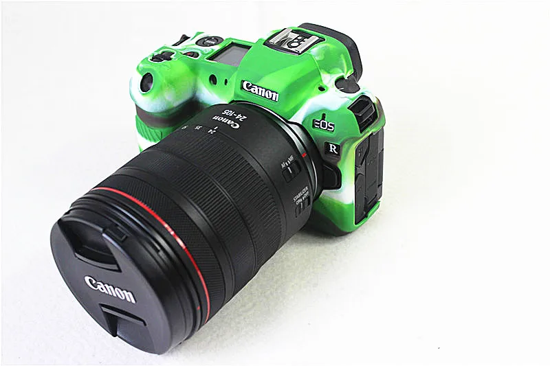 Хорошая мягкая сумка для камеры, силиконовый чехол для Canon EOS R, резиновый чехол для камеры, защитный чехол для тела+ закаленное стекло, подарок