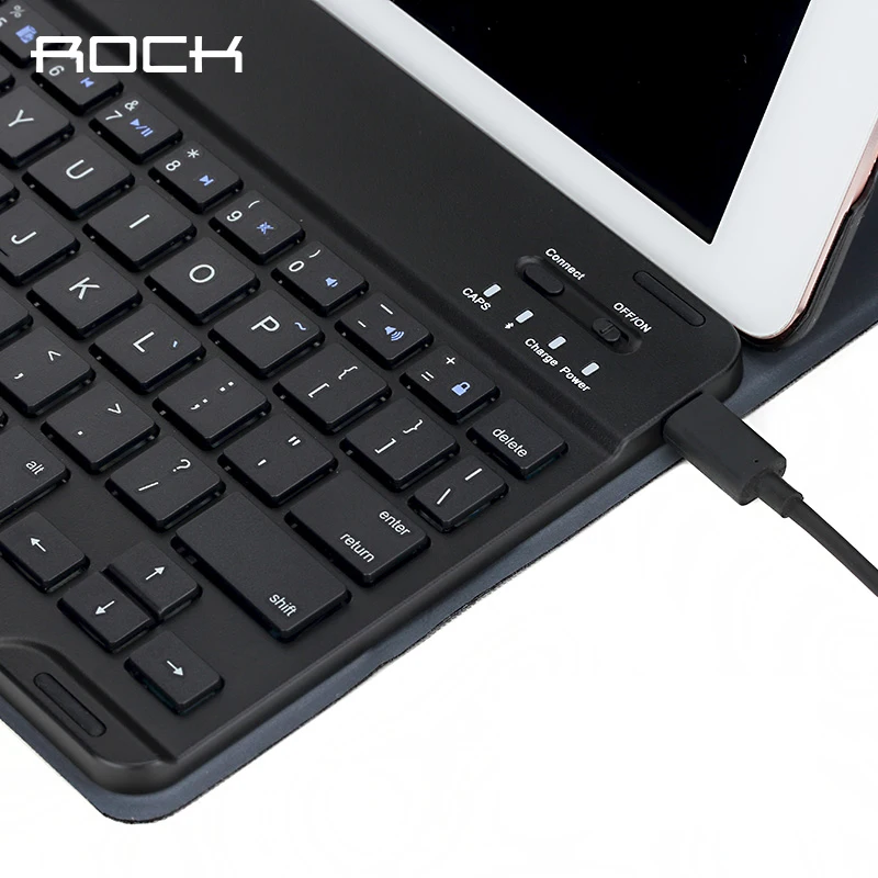 Для Apple iPad 2 3 4 ROCK 9 7-дюймовый чехол с клавиатурой Bluetooth | Компьютеры и офис
