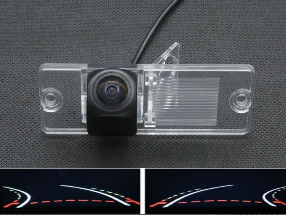 Fisheye Lens Trajectory Tracks 1080P Rear view Camera Backup For Mitsubishi Pajero 2009 2010 2011 2012Reverse Parking Car | Автомобили и