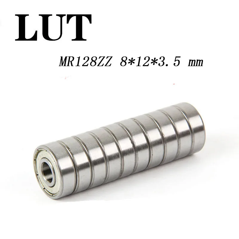 50Pcs High quality ABEC-5 MR128ZZ MR128Z MR128 ZZ L-1280ZZ 8*12*3.5mm 8x12x3.5mm Metal seal deep groove ball bearing | Обустройство