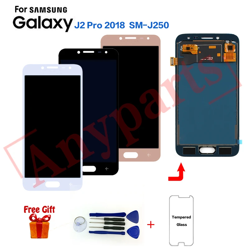 ЖК экран в сборе для Samsung J2 Pro SM J250F дисплей samsung 2018 J250FZ Grand Prime модуль|Экраны