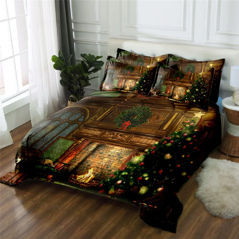 Комплект постельного белья из полиэстера с 3D принтом|sheet set|duvet cover setbedding set |