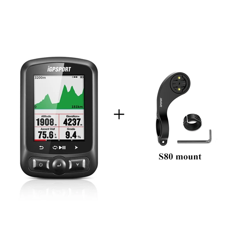 3 I gps порт IGS618 ANT+ gps компьютер Велосипед Bluetooth беспроводной секундомер водонепроницаемый датчик для мотоцикла Спидометр компьютер - Цвет: 3