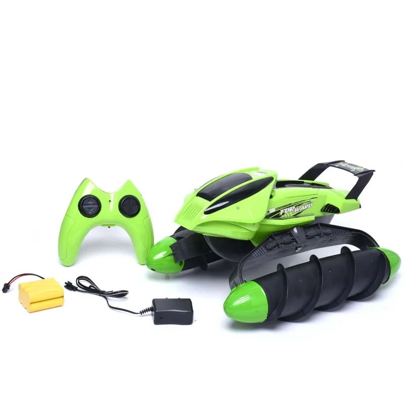 4WD высокая скорость rc Танк 989-393 2,4 ГГц амфибия трюк водонепроницаемый вездеход песок бассейн Озеро трава снег скользкий дорожный Танк подарки - Цвет: Зеленый