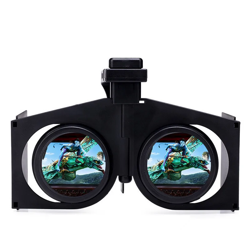 3D Пластик картона VR раза Очки Портативный складной Сверхлегкий тонкий затвора