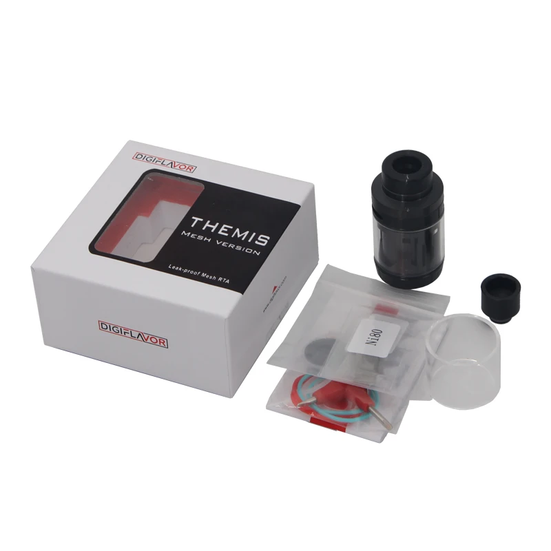 Оригинальный Digiflavor Themis RTA 5 мл как двойная так и одинарная катушка строит