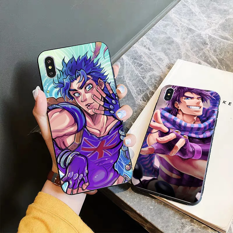 JoJo странные приключения популярный изготовленный на заказ силиконовый чехол для