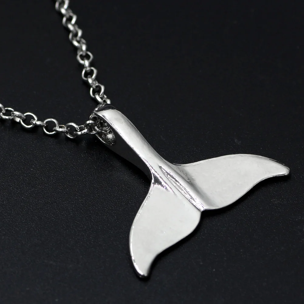 Кит сплав кулон в виде хвоста Кита символ Orcinus Orca Beluga морской Moby Dick Killer Lucky Fluke